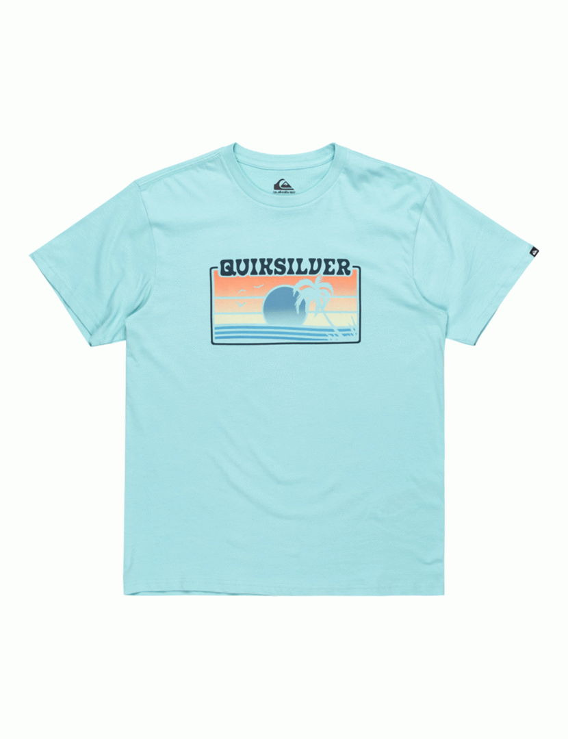 T-Shirt Sun Faded Azul