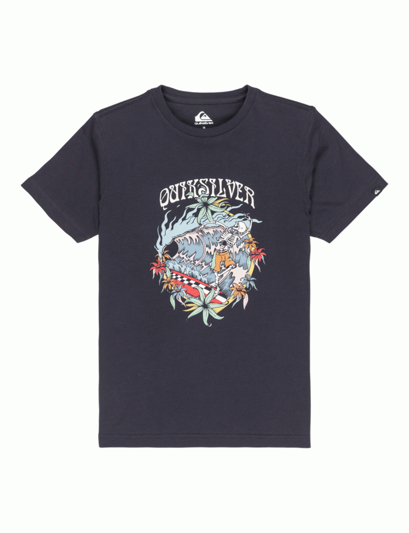 T-Shirt Ev In Waves Preto