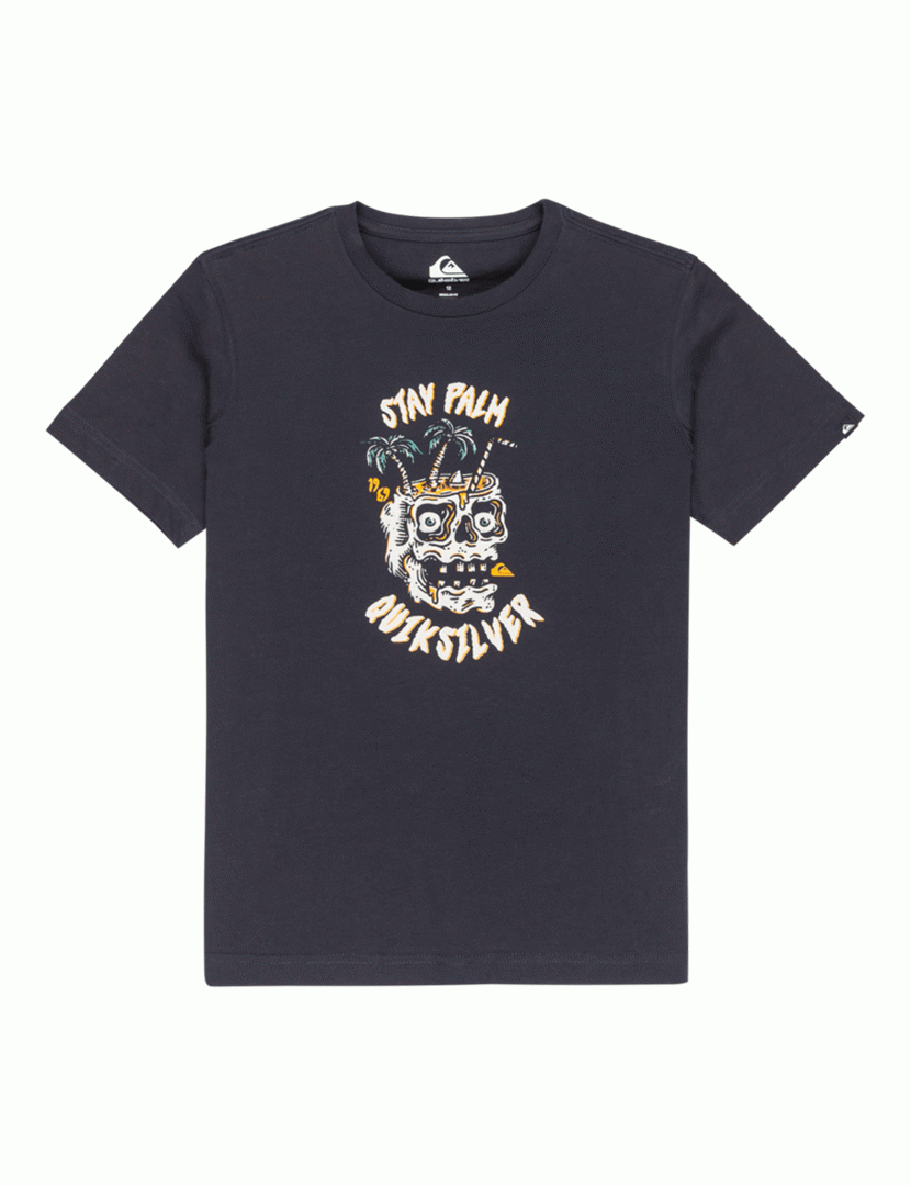 T-Shirt Ev Stay Palm Preto