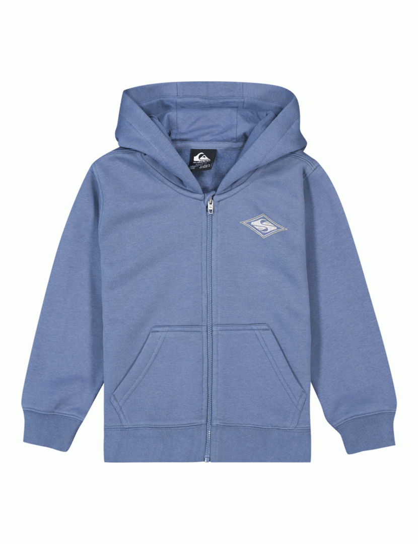 Sweatshirt Graphic Zip Azul