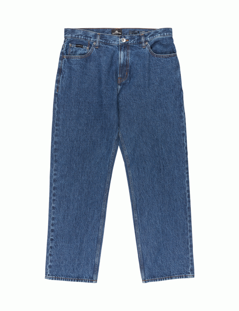 Calças de Ganga Baggy Azul