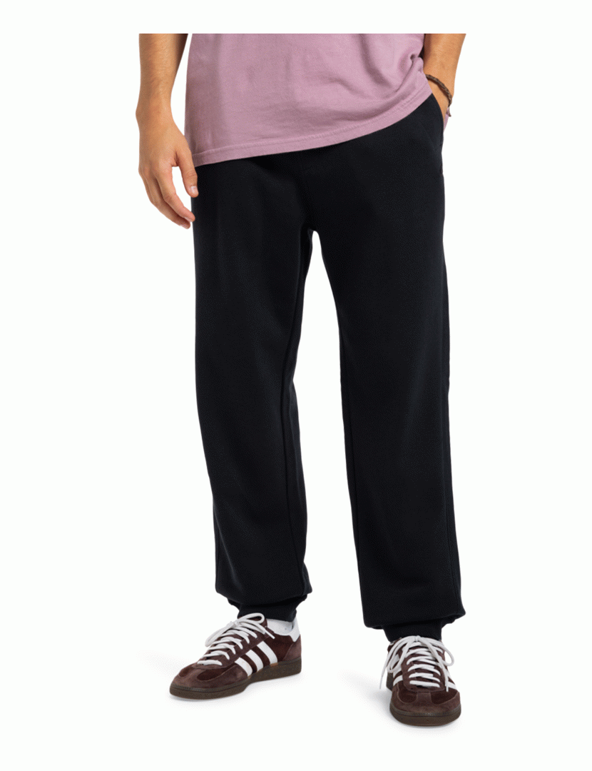 Calças Cargo Fleece Bottom Preto