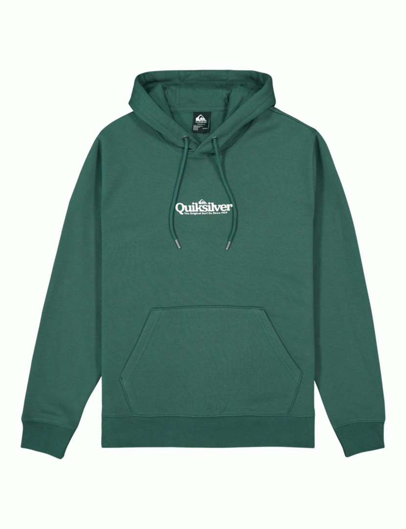 Sweatshirt Screen Fleece Fineline Verde
