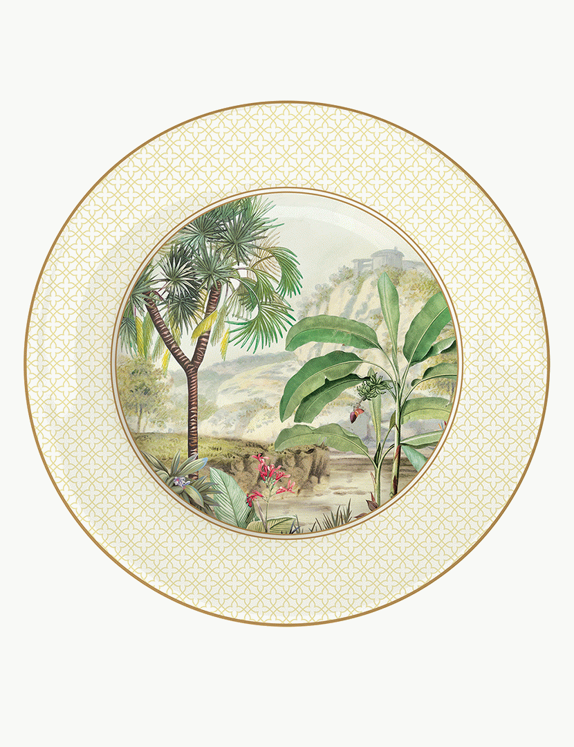 Conjunto de 6 Pratos Sobremesa 19cm CEYLON