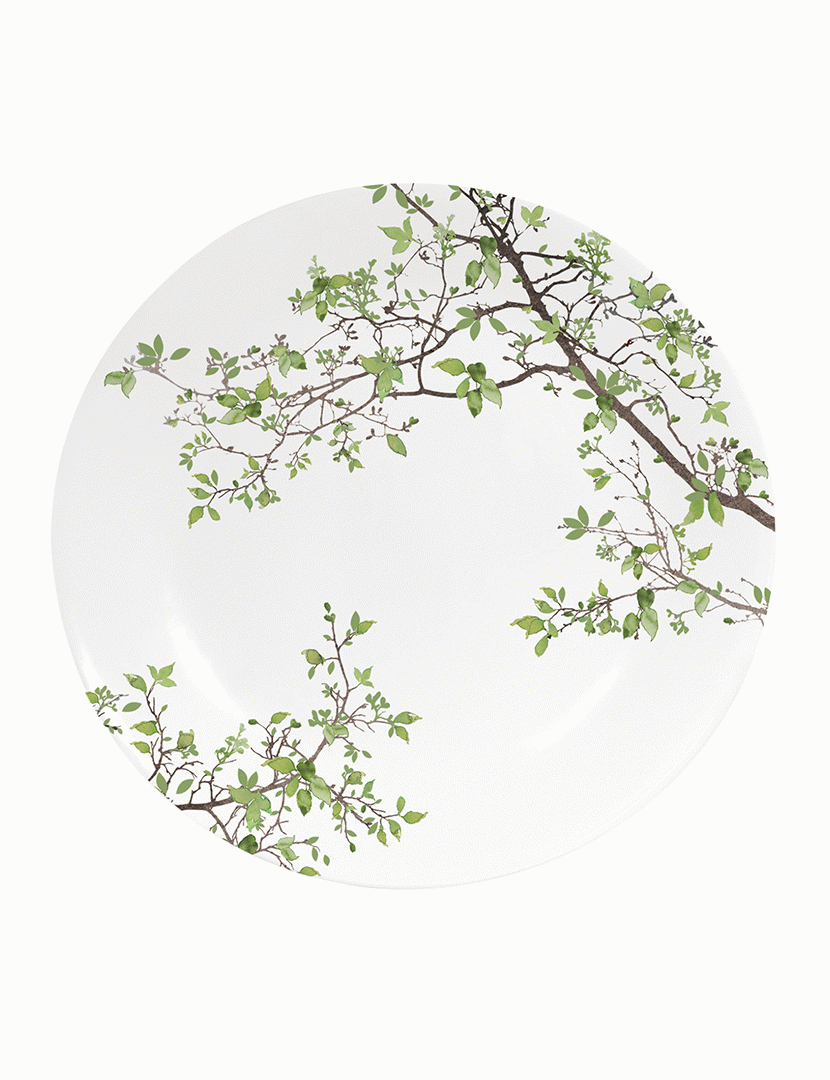 Prato Sobremesa Porcelana 19cm NATURA