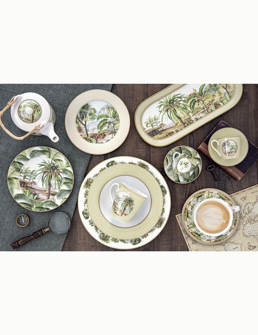 Prato Bolo Porcelana 32cm CEYLON