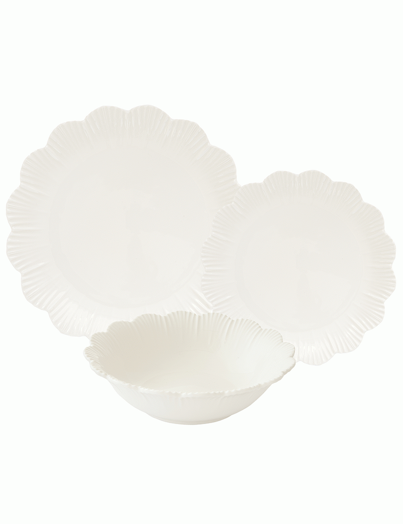 Serviço de Mesa com 18 peças FLEURI