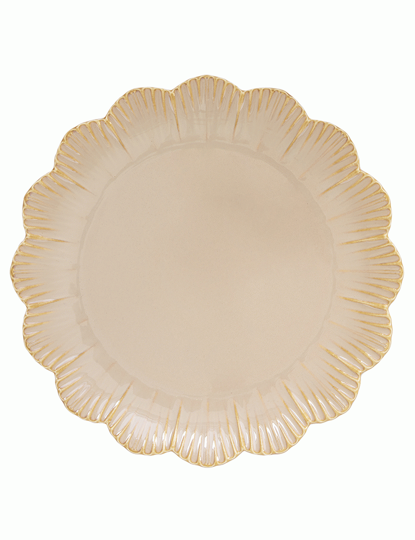 Serviço de Pratos Porcelana com 18 peças FLEURI