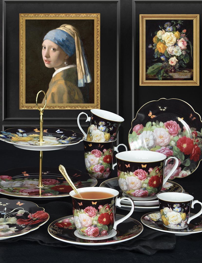 Conjunto de 2 Canecas 275ml Porcelana VICTORIAN GARDEN