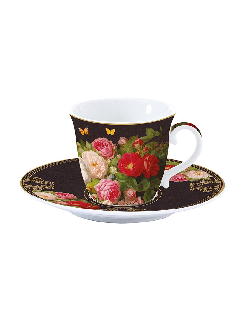 Conjunto Chá 200ml + Pires VICTORIAN GARDEN