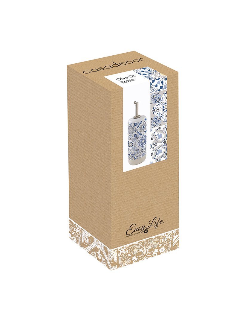 Garrafa de azeite/vinagre 250ml Azul CASA DECOR