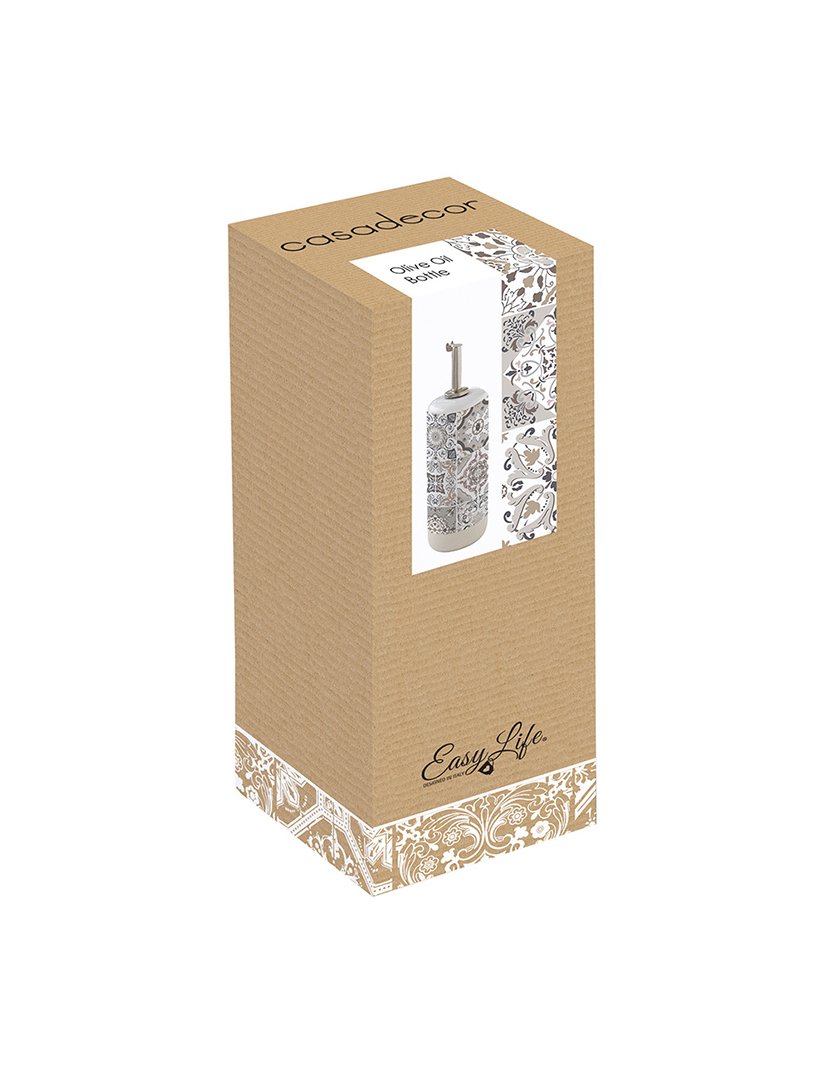 Garrafa de azeite/vinagre 250ml Cinzento CASA DECOR
