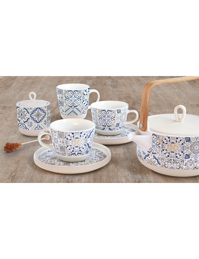 Pote Multiusos Grés 11x14cm Azul CASA DECOR