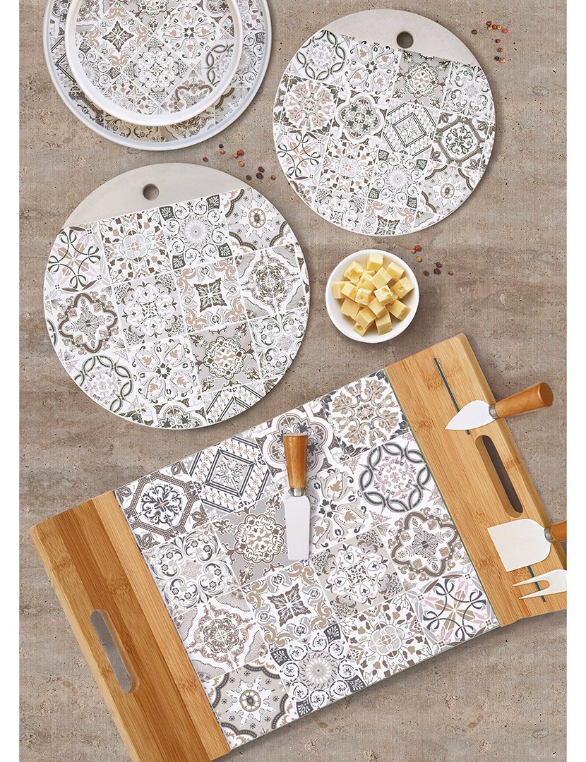 Tábua de Queijos 22cm Cinzento CASA DECOR