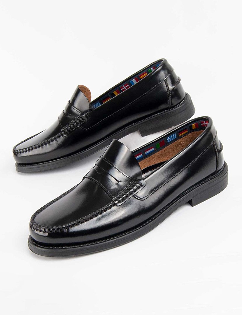 Mocassins Homem Preto