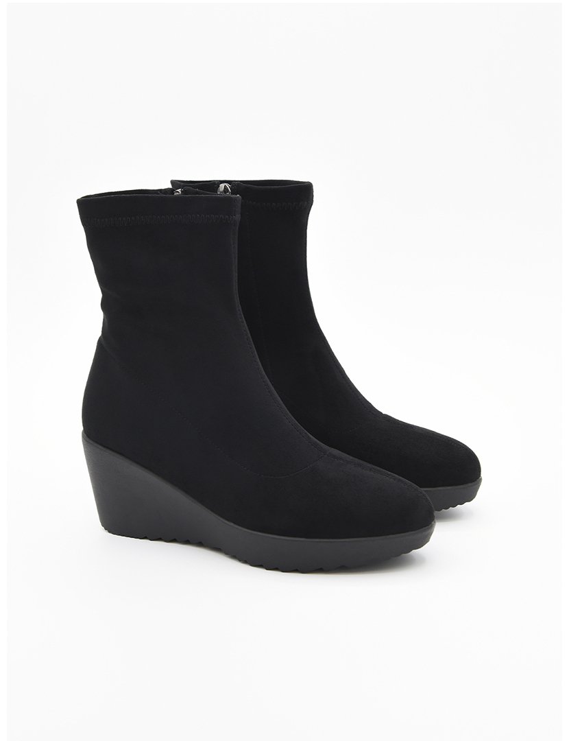 Botins com Salto Cunha Senhora Preto