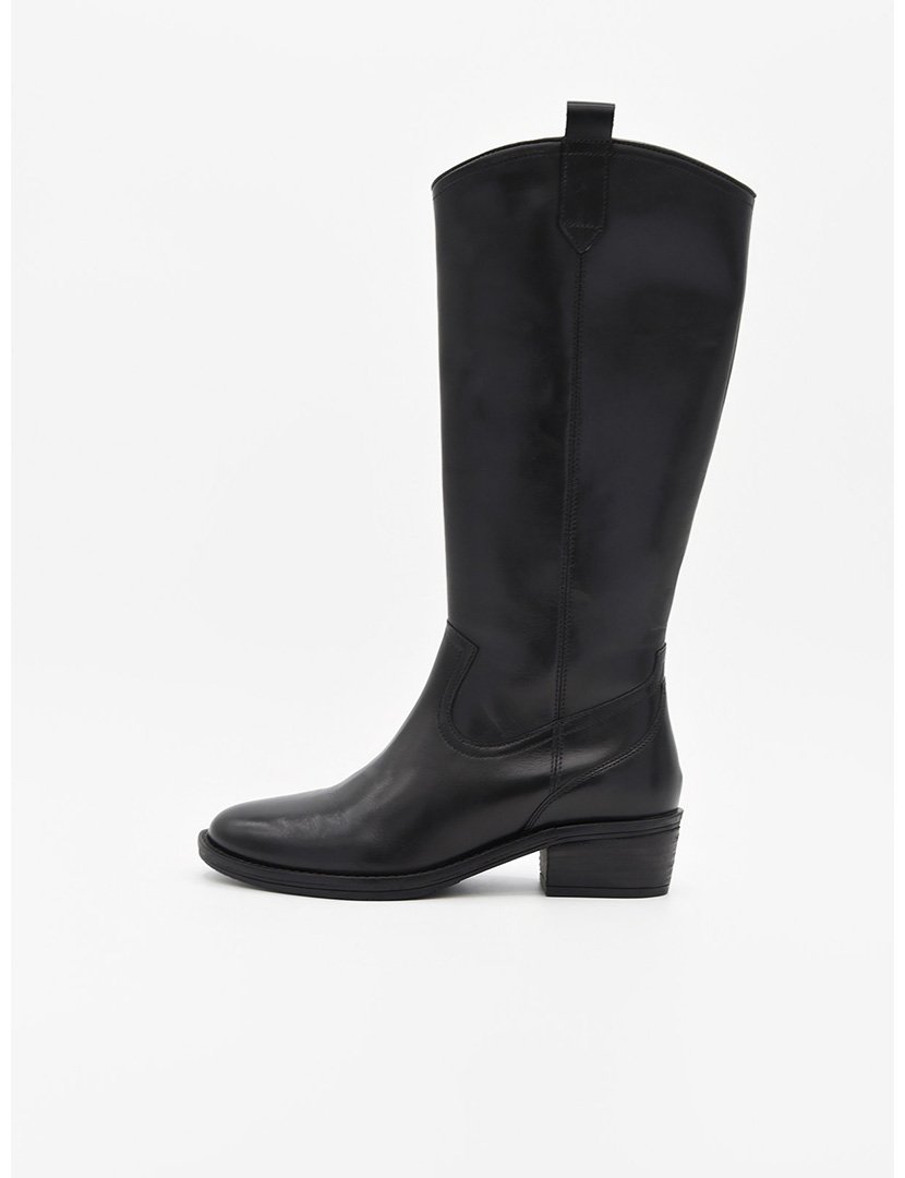 Botas com Salto Senhora Preto