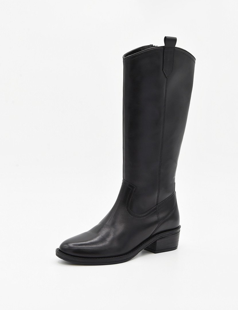 Botas com Salto Senhora Preto