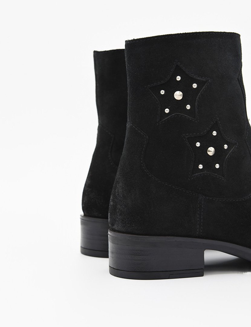 Botins com Salto Senhora Preto