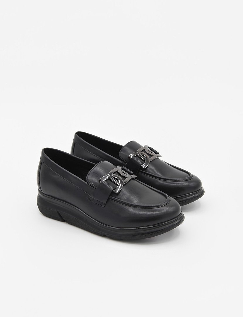 Mocassins Senhora Preto