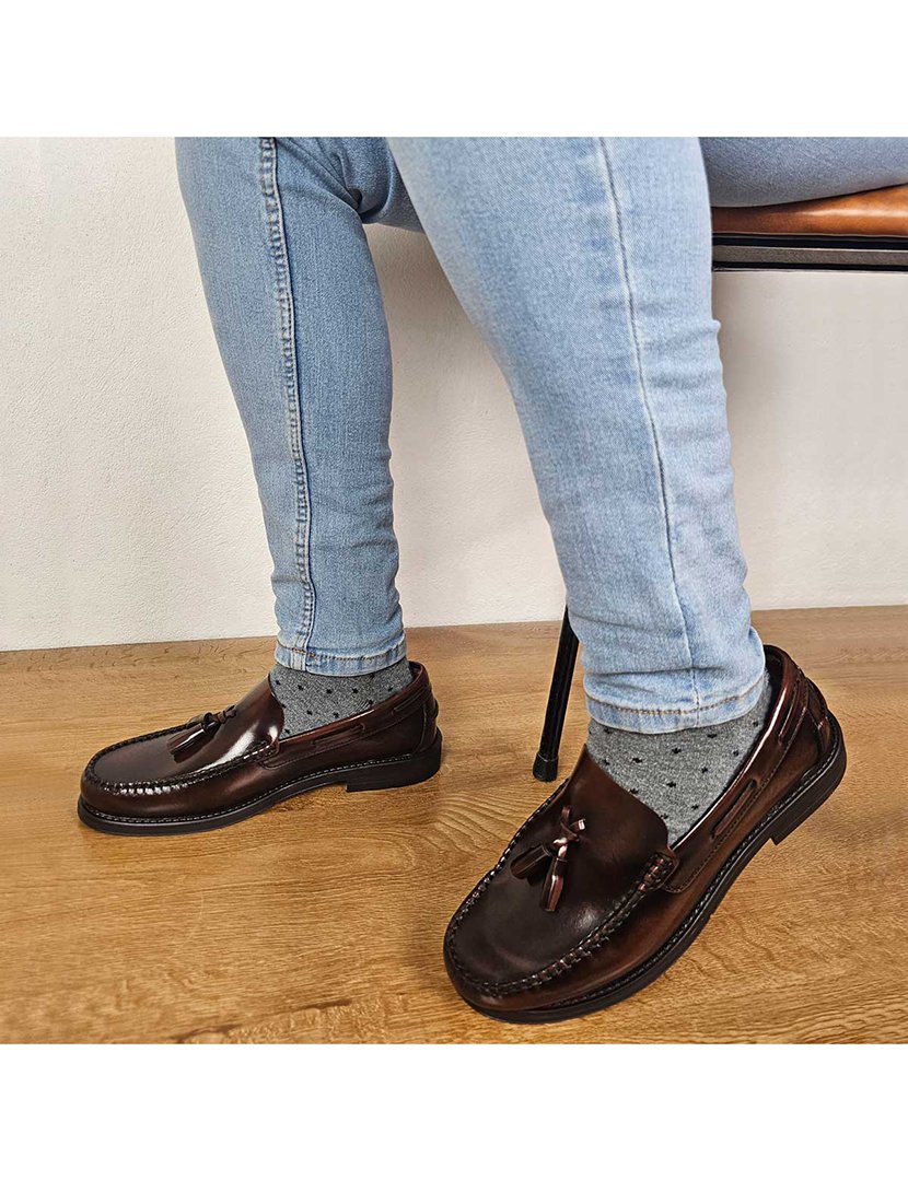 Mocassins Homem Castanho