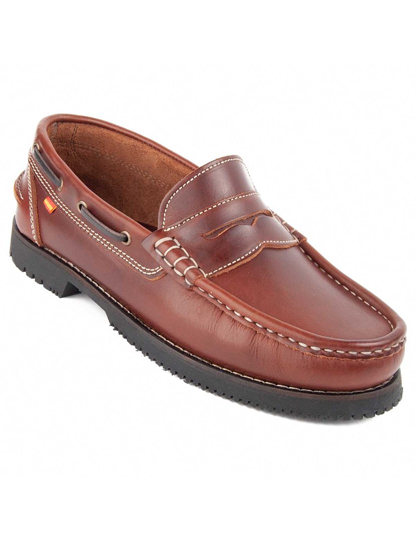 Mocassins Homem Castanho