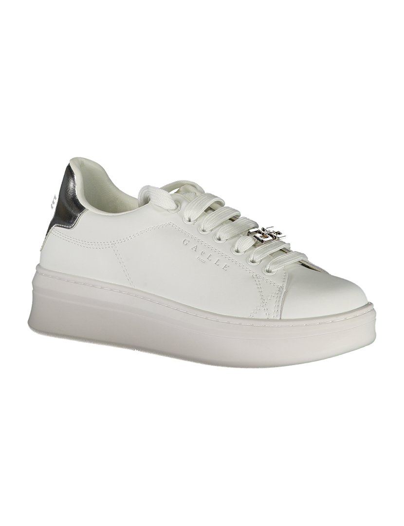 Ténis Senhora Branco e Prateado