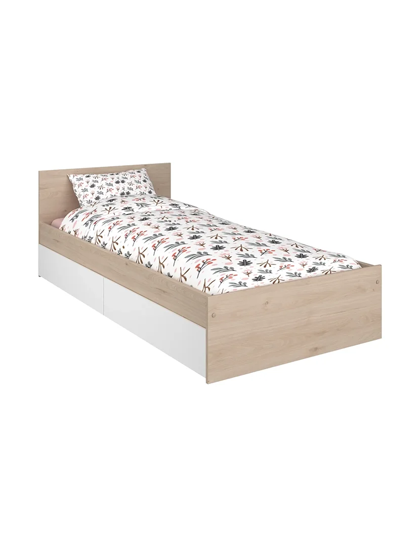 Cama Shelter Carvalho 90x190cm