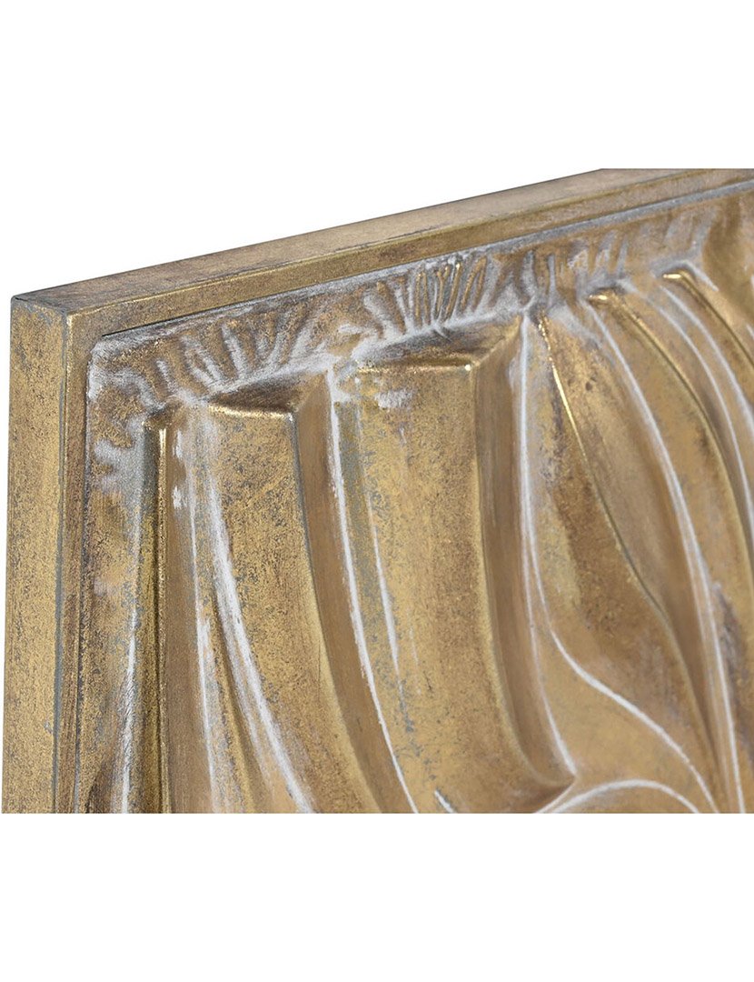 Set 2 Decorações de Parede 3D Dourado