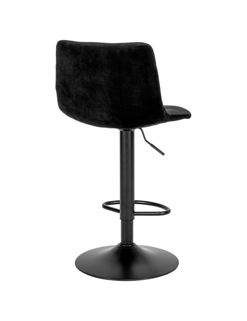 Cadeira Bar Veludo Preto