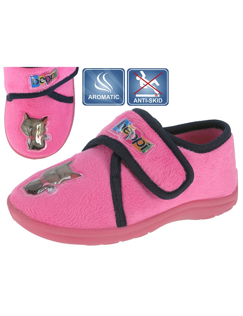 Pantufa Criança Fuchsia