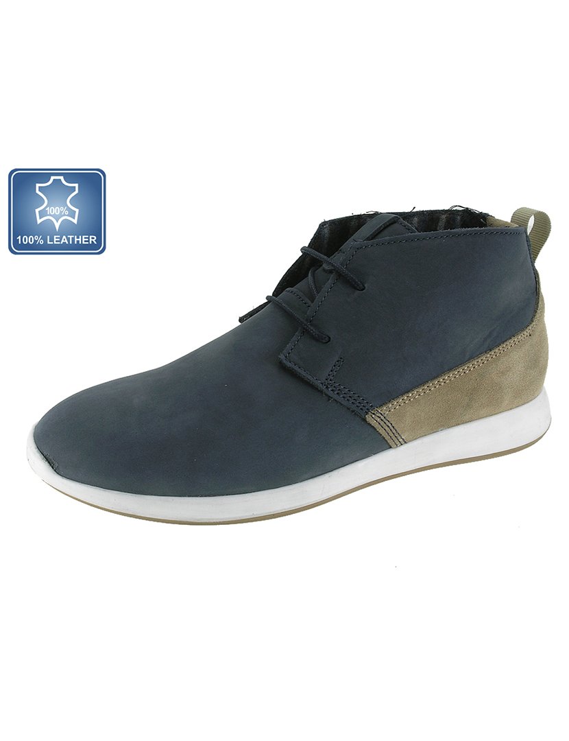 Bota Casual Homem Azul Marinho