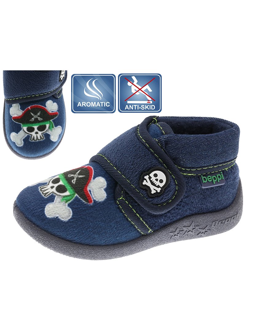 Pantufa Criança Azul Marinho