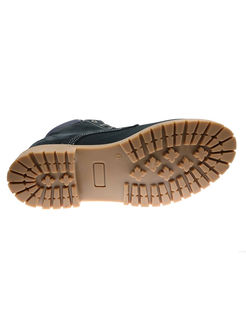 Bota Casual Homem Azul Marinho