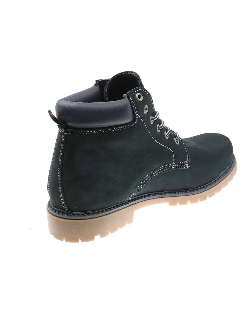 Bota Casual Homem Azul Marinho