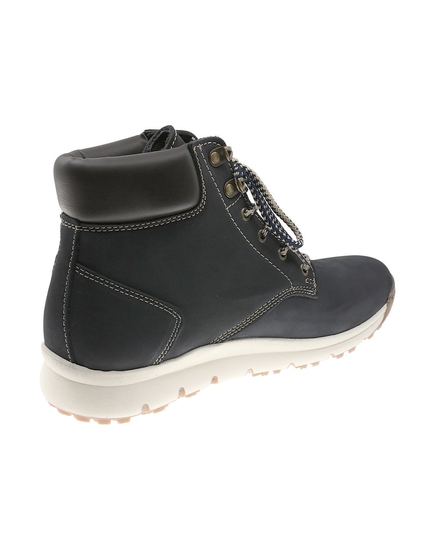 Bota Casual Homem Azul Marinho