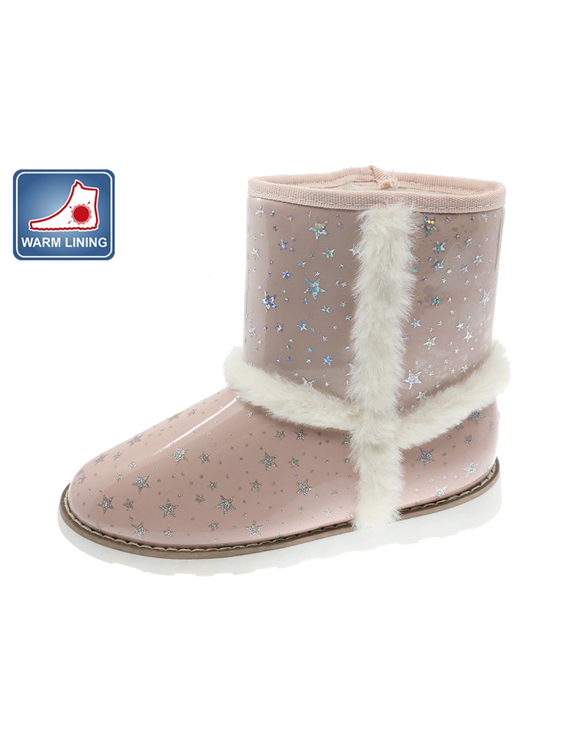 Bota Alta Juvenil Rosa