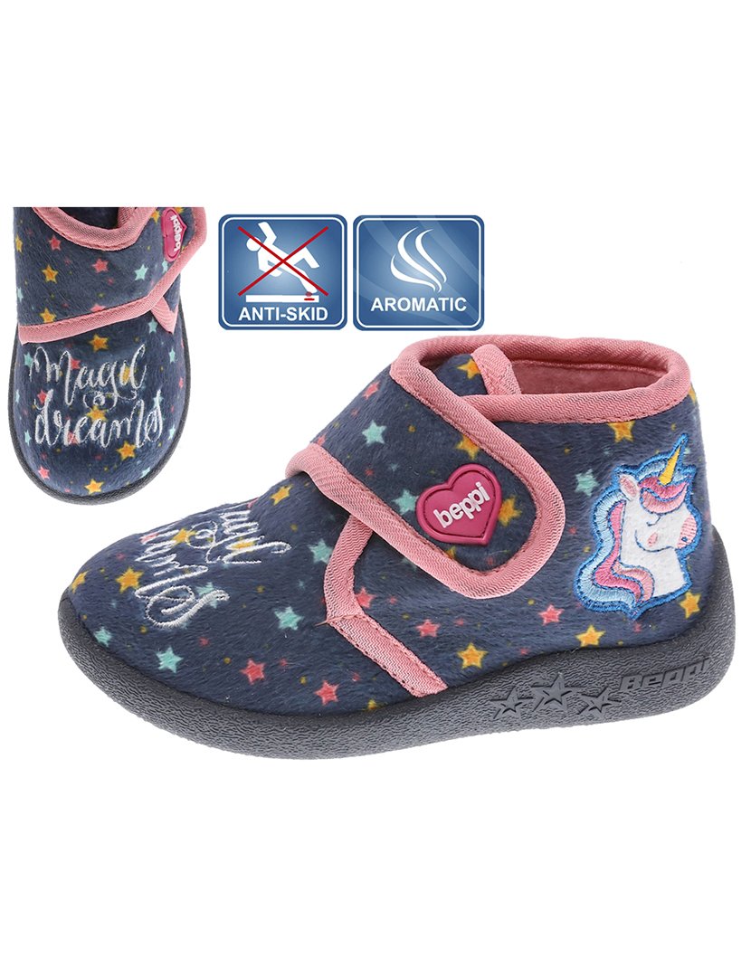 Pantufa Criança Azul Marinho