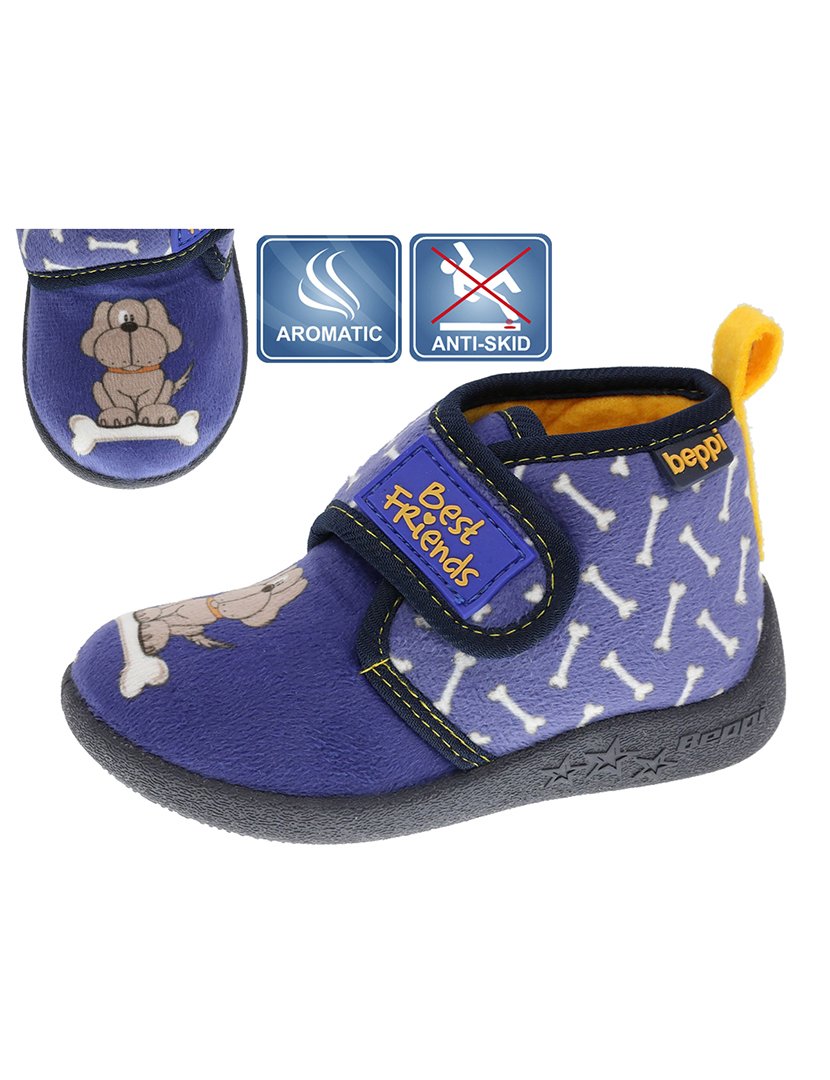 Pantufa Criança Azul Marinho