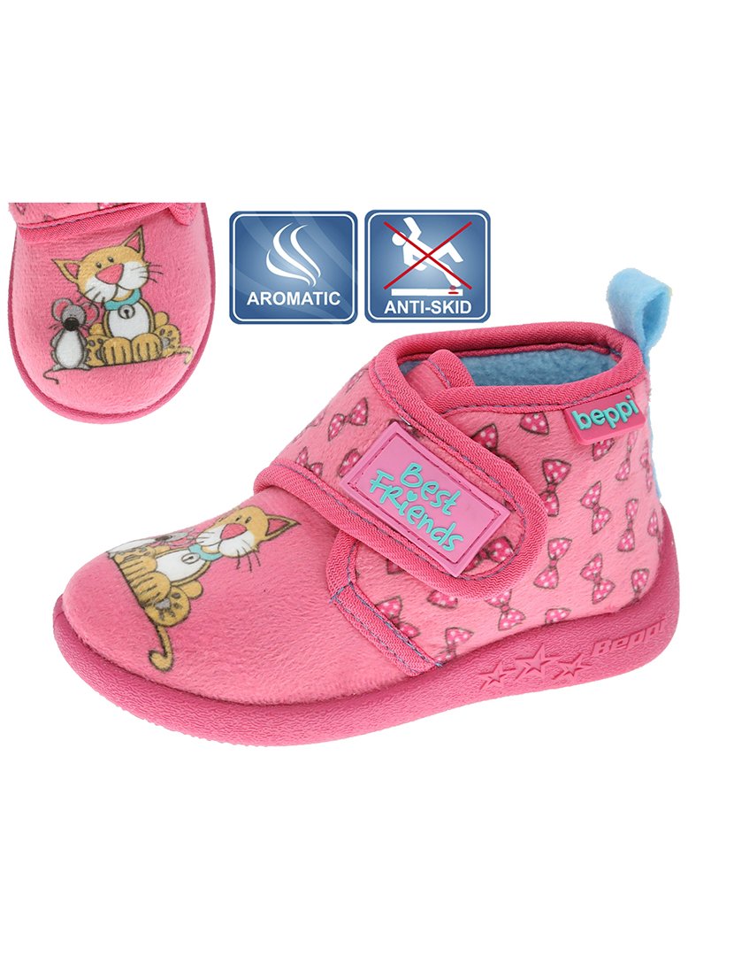 Pantufa Criança Fuchsia
