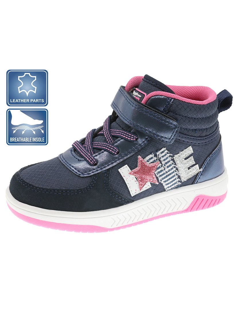 Bota Casual Desportiva Criança Azul Marinho