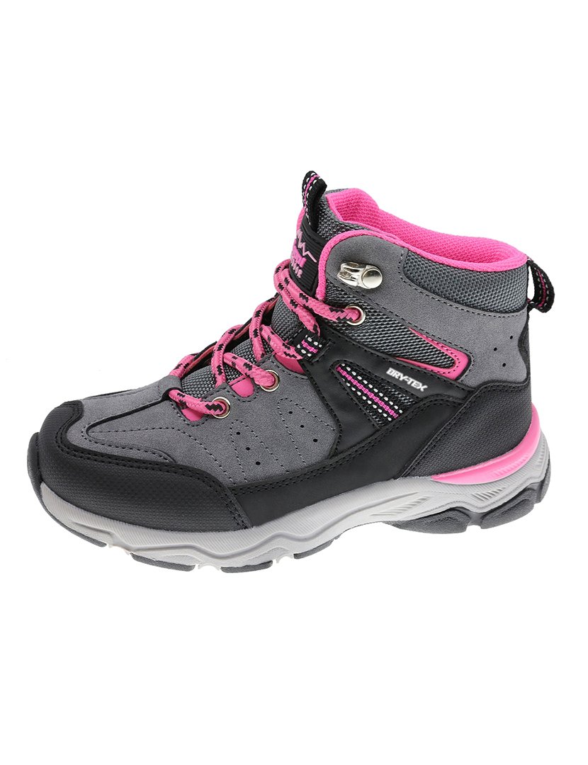 Bota Trekking Juvenil Cinza