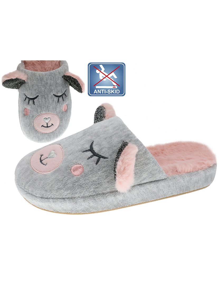Chinelo de Casa Juvenil Cinza