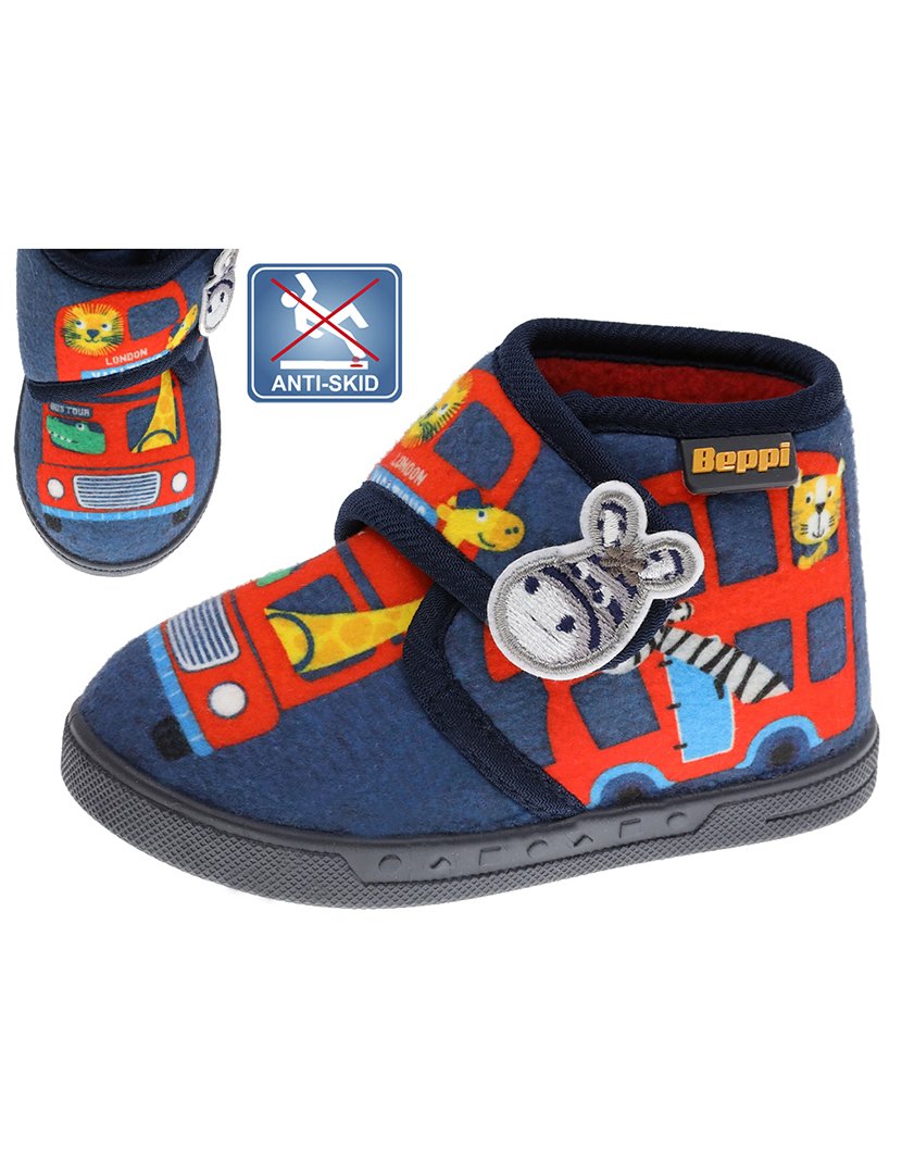 Pantufa Criança Azul Marinho
