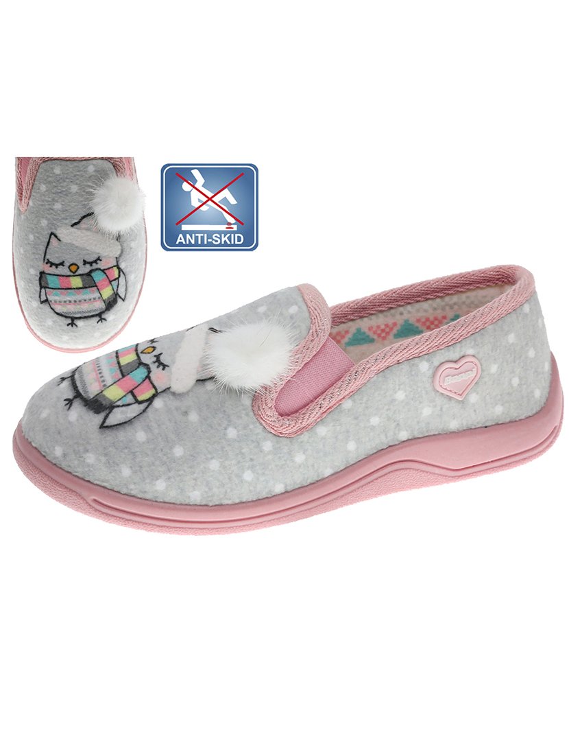 Pantufa Juvenil Cinza