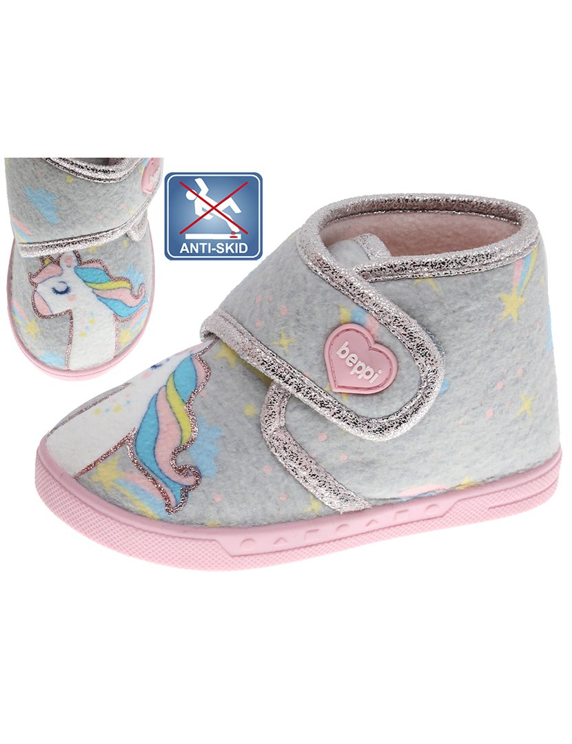 Pantufa Criança Cinza