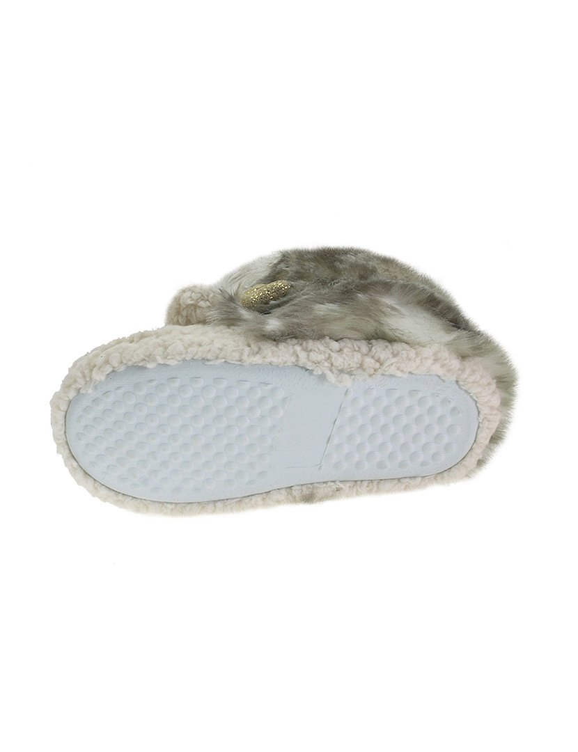 Pantufa Juvenil Bege