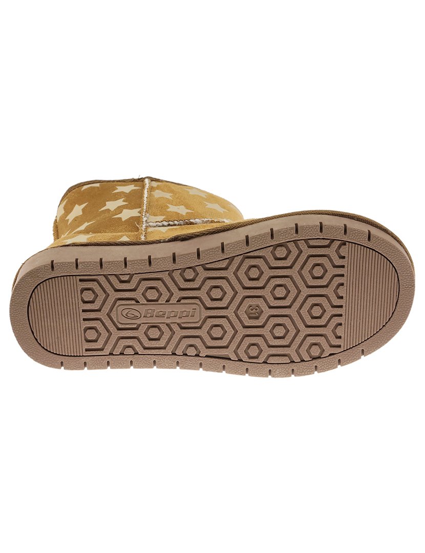 Bota Alta Juvenil Camel