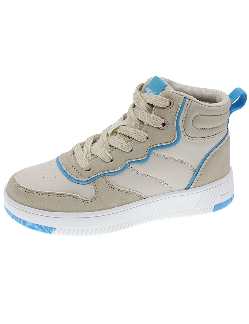 Bota Casual Desportiva Juvenil Bege