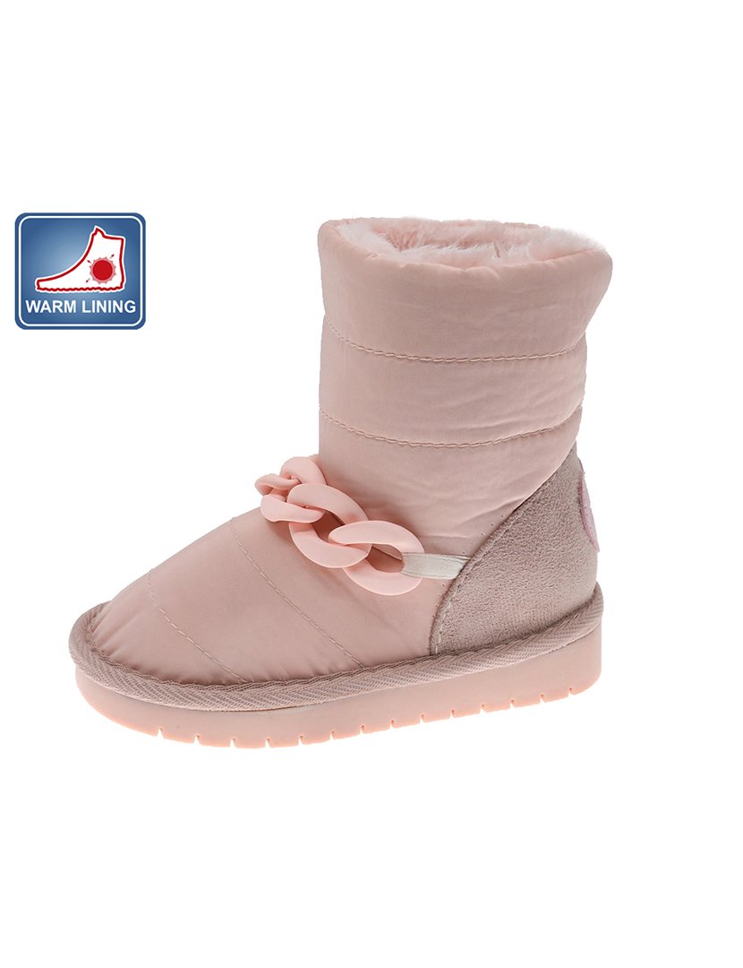 Bota Alta Criança Rosa